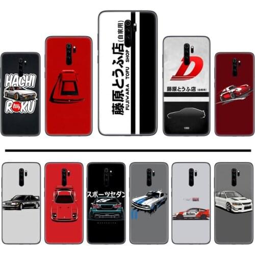 AE86 Japan Cool Sports Car Comic Initial D Phone Case Cover For Xiaomi Redmi 4x 5 plus 6A 7 7A 8 mi8 8lite 9 note 4 5 7 8 pro