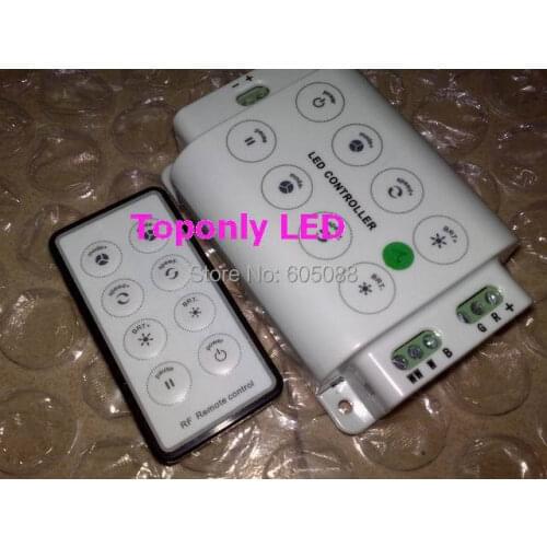 DC12/24v compatible 4-in-1 rgbw led remote controller with touch interface + 8-keys RF remote control panel CE&ROHS hot selling
