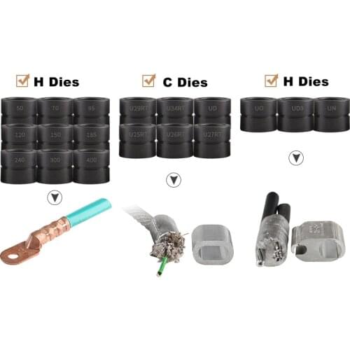 H and C type Cable Crimper Dies for Hydraulic Crimping Tool