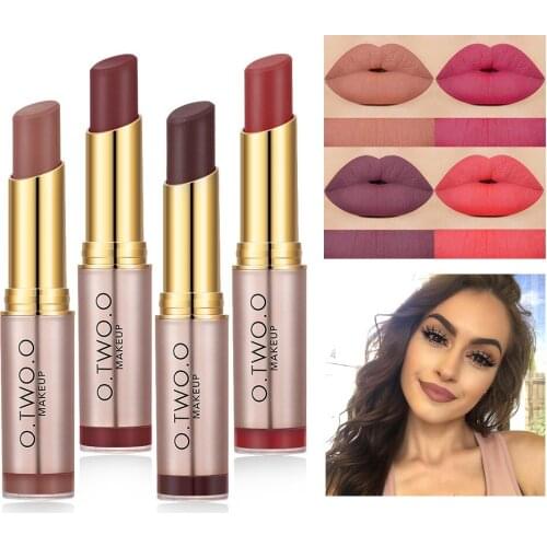 Makeup Lipstick Matte Organizer Waterproof 20 Colors Long Lasting Nude Velvet Lipstick Makeup Matte Lip Cosmetics