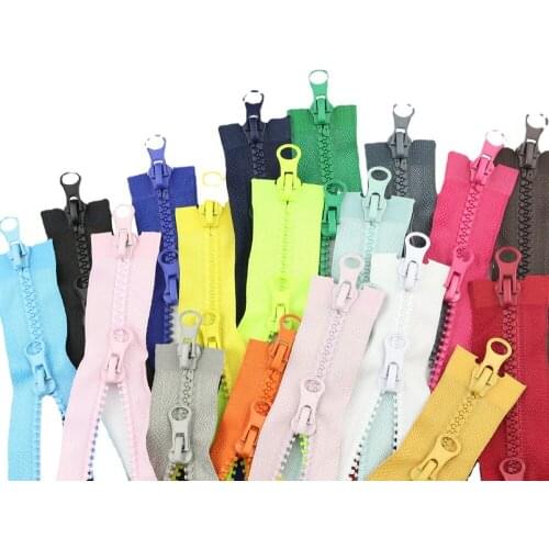 20pcs (40cm-150cm)5# resin Zippers for Tailor Sewing Crafts 22 Colors