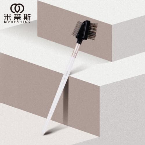 MyDestiny cosmetic brush-The Snow White series-synthetic hair eyebrow comb-eyelash comb-makeup tool-beauty pens