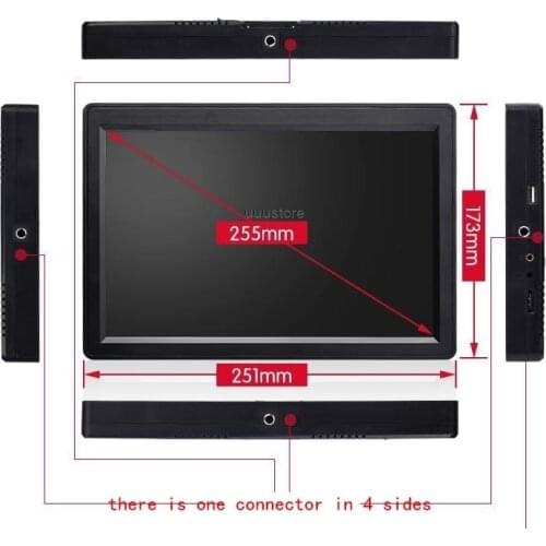 MyFlyDream High Quality 10 inch IPS 1920x1200 Super HD FPV Monitor Retina screen 10" for RC FPV Model Quadcopter Multicopter