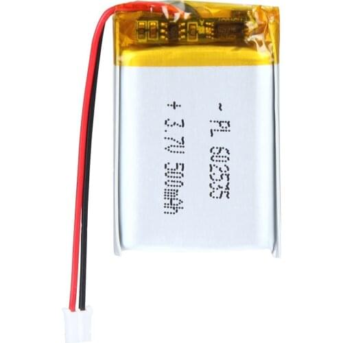 Mejuew 3.7V 500mAh 602535 Rechargeable Lipo Battery with JST Connector