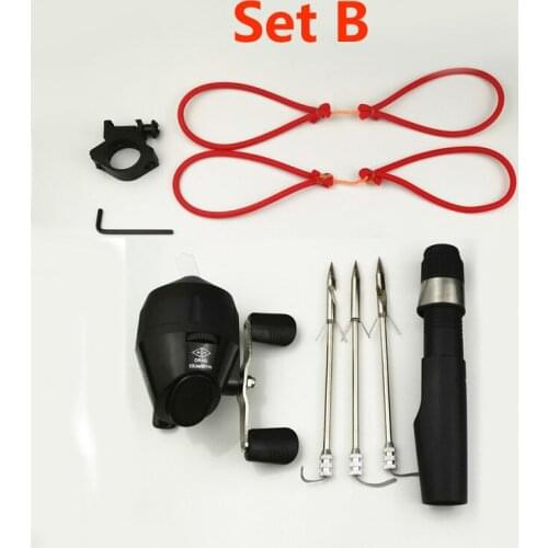 Fishing Reels Fishing Line Profession Slingshot Shooting Fish Use Dart Closed Fishing Wheel For Outdoor Hunting Accessories