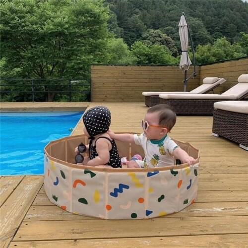 Foldable Dry Pool Infant Ball Pit Ocean Ball Playpen For Baby Ball Pool Playground Toys For Baby Kids Gift