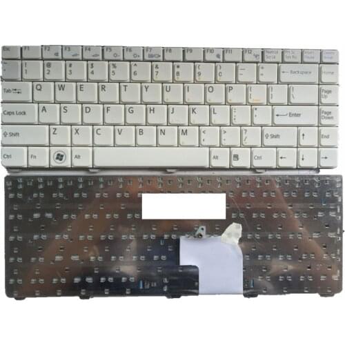 US For SONY VGN-C11 ch C22 ch C12ch C21ch Replace laptop keyboard White New English