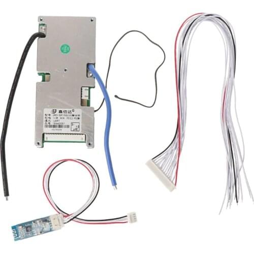 Lithium Battery Protective Board With Bluetooth 14S BMS PCB Mobile Static Current Intelligent 48V Components Smart Protection