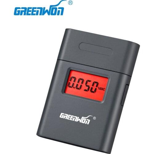 10pcs/ NEW Hot selling Professional Police Digital Breath Alcohol Tester Breathalyzer AT818 Free shipping Dropshipping