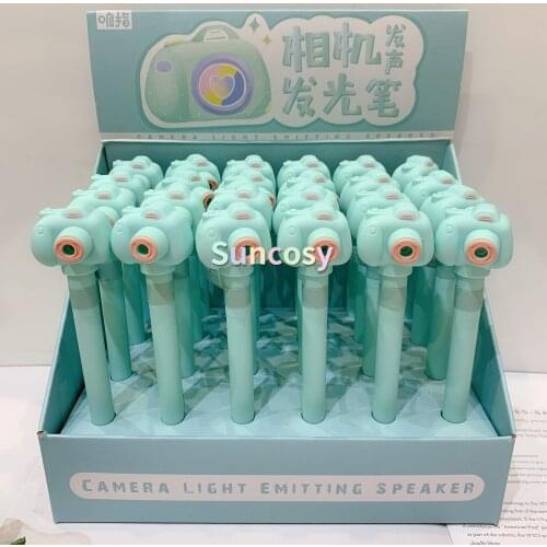 24pc Cute voice camara cat claw Gel Pen Signature Pens for Office School Writing Supplies Stationery Gift Papelaria Escolar