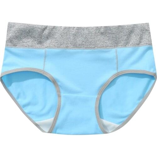 5pcs Women Patchwork Cotton Briefs Panties Seamless Breathable High Rise majtki damskie bragas para mujeres culottes pour femmes