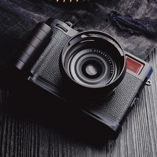 African Black Wooden Wood Hand Grip Plate Bracket For with Alum Base Plate Bracket For FUJI X100F FUJIFILM X 100F