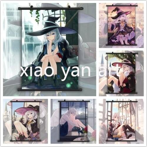 DIY Diamond Painting Wandering Witch Ilena Journey Anime Diamond Mosaic Cross Stitch Kits Full Diamond Embroidery Room Decor