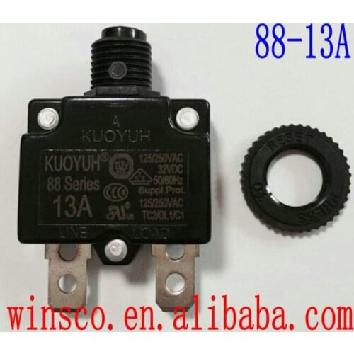 88-13A 100% KUOYUH CIRCUIT BREAKER 88 SERIES 13A