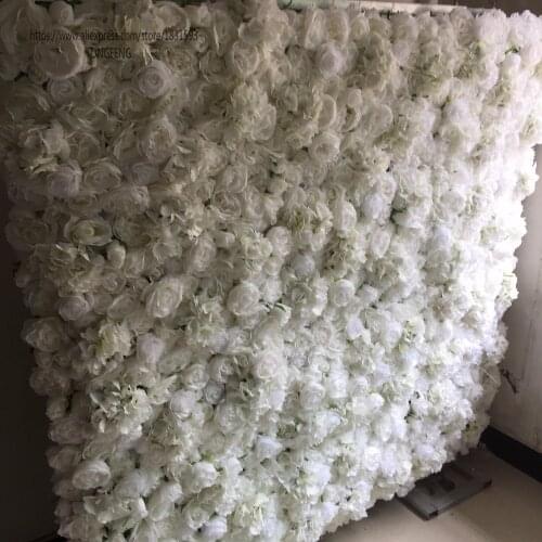 10pcs/lot Artificial silk rose peony 3D flower wall wedding backdrop decoration flower runner wedding stage decoration TONGFENG