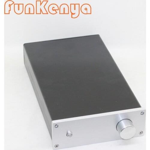 Aluminum DAC Decoder Shell Hifi Preamp Soft Control Balance Input DIY Box Power Amplifier Chassis W172 H60 D290