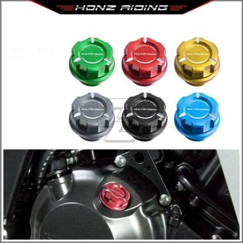 For Ducati Multistrada 950 1200 1260 S/AIR Motorcycle Engine Oil Cap Bolt Screw Filler Cover