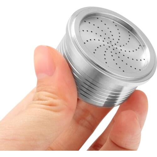 Hot Selling Lavazza Reusable Refillable Coffee Capsules Filter Cup with Brush Spoon Compitiable Lavazza Piont Machine