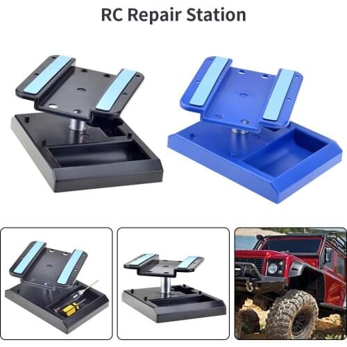 RCTOYFUN 360° Rotate Alloy Repair Station Assembly Platform For 1/10 1/8 RC Crawler Traxxas TRX-4 Axial SCX10 90046 D90 Tamiya