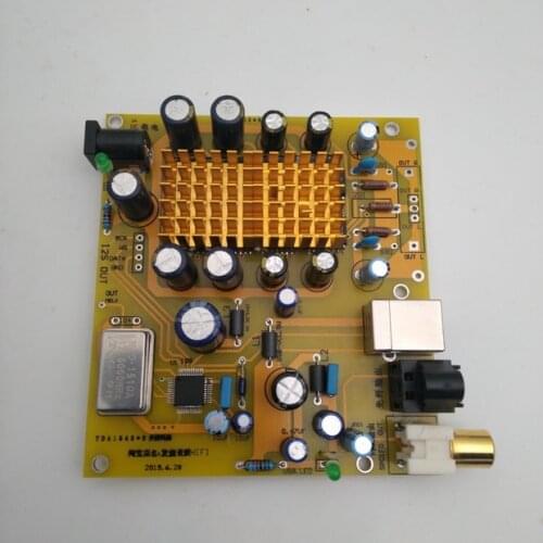 TDA1543 Eight Parallel USB Computer Decoder Board OTG Fever DAC External Decoder to Change the Power Amplifier