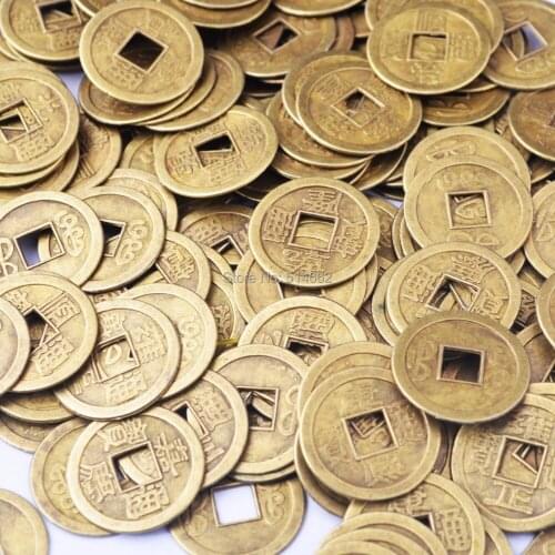 50pcs Feng Shui I-ching Coins Fortune Coin Dia:20mm (0.8")SKU:Y1020