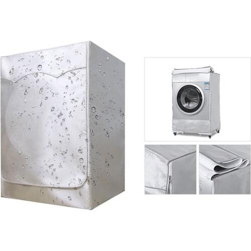 Anti-aging Oxford Cloth Washing Machine Cover Waterproof Dust-proof Protect Cloth For Front Load Dryer Parts Supplies
