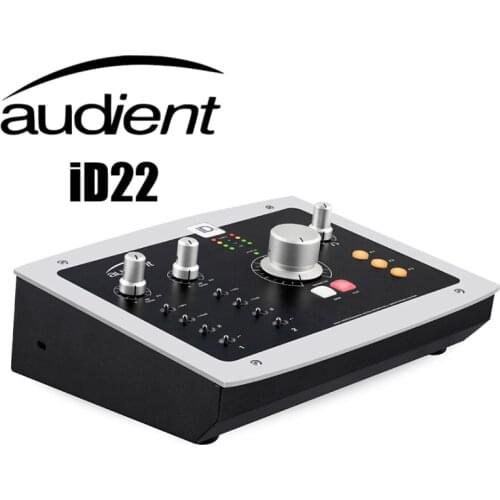 Audient iD-22 Professional USB Audio Interface External Sound Card Recording Arrangement DSP Mixer Monitor Control