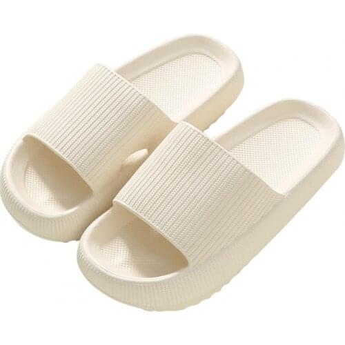 White outdoor camping household home bathroom bathing couple thick-soled sandals and slippers summer beach slippers босоножки