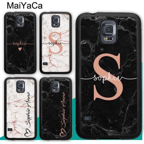 PERSONALIZED Name ROSE GOLD MARBLE Case For Samsung A21S A20e A71 A51 A10 A40 A50 A70 Galaxy S20 Plus S10 S9 Note 20 Ultra