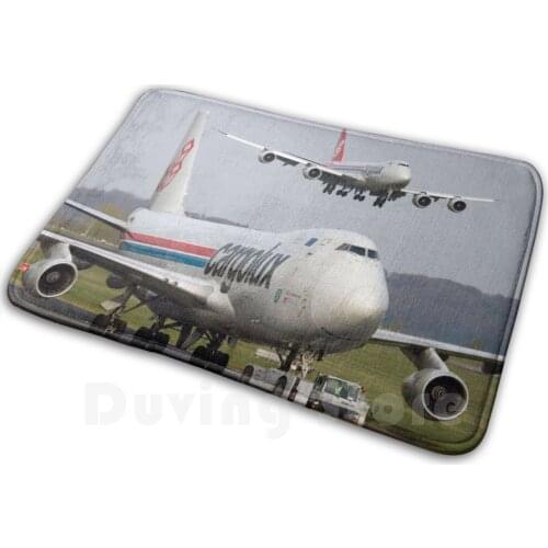 Double Cargolux Carpet Mat Rug Cushion Soft Cargolux 747 Boeing Plane Spotting