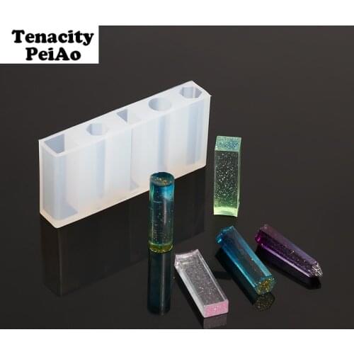 1pcs Liquid Silicone Mold DIY Resin Jewelry Pendant Necklace Lanugo Mold UV Resin Molds for Jewelry Making Tools