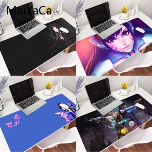 MaiYaCa d.va girl Gamer Gaming Mouse pads Large mouse mat 700x300mm Keyboard Deak Mat for overwatch/cs go/world of warcraft