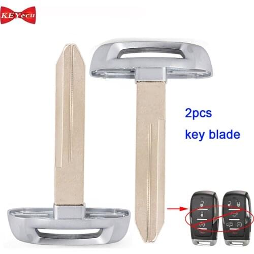 KEYECU 2pcs for Ram 1500 2019 2020 Key Blade for OHT-4882056 68442909 68442917 68291689
