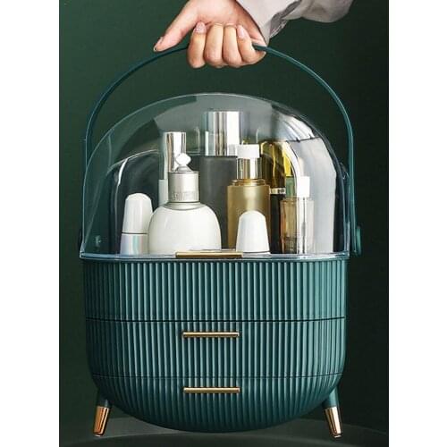 Large Capacity Cosmetic Storage Box Makeup Drawer Organizer Jewelry Nail Polish Makeup Container Desktop Sundries Storage Box