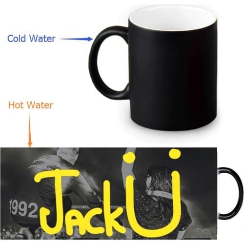 Beautiful Jack U Magic Color Changing Coffee Mug Milk Mugs 350ml/12oz Tea Mug Halloween Gift