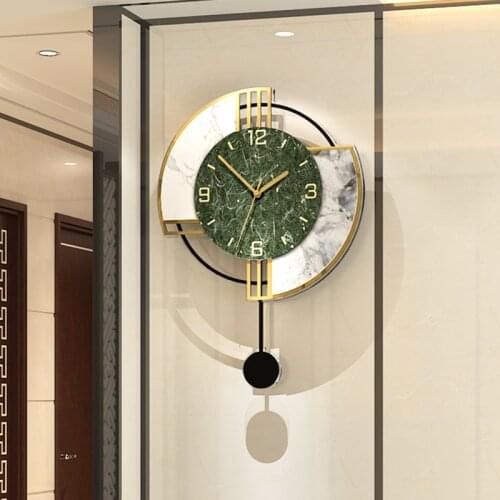 Creative Luxury Silent Wall Clock Modern Design Classic Living Room Metal Wall Clock Nordic Wall Stickers Reloj Pared Room Decor