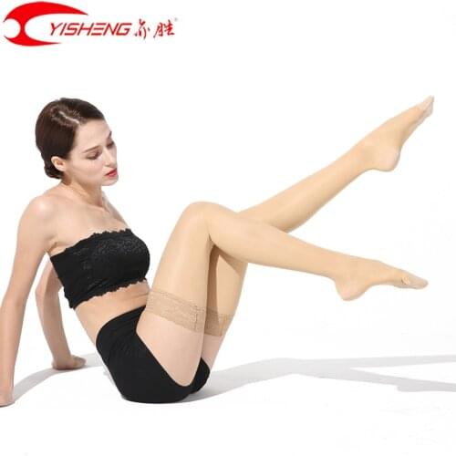 Findcool Summer Compression Stockings Varicose Veins Women Lace Sexy Stocking Medical Thigh 15-20mmHg