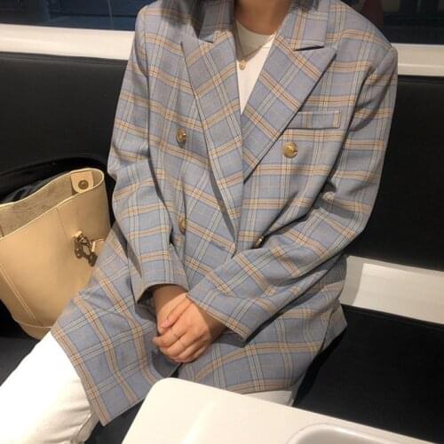 Женские двубортные пиджаки Mazefeng China At AliExpress