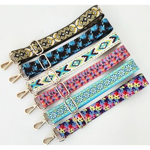 Nylon/Cotton Bag Strap Women Colorful Straps for Crossbody Messenger Shoulder Bag Accessories Adjustable Bag Belts Straps