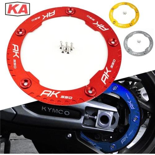 New Motorcycle Accessories Aluminum Alloy Transmission Belt Pulley Protective Cover For KYMCO AK550 AK 550 2017 2018 2019 2020