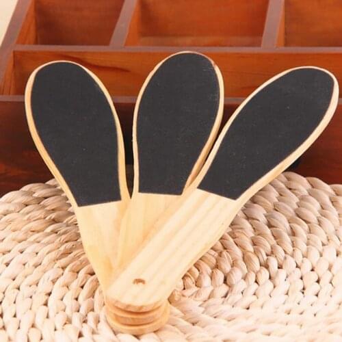 Professional Foot File Double Sided Foot File Callu Remover For Feet Wooden Pedicure Grater To Smooth Hard Coarse Dry Tough Skin