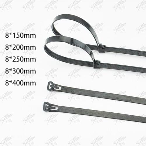 Releasable Nylon Cable ties Network Plastic Cable Wire Organiser reusable Zip Tie Cord Strap Black 100pcs/lot