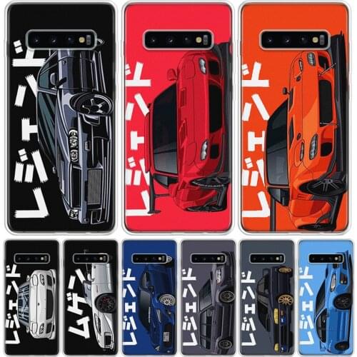 JDM Tokyo Drift Sports Car Silicon Phone Case For Samsung Galaxy S10 S20 FE Ultra Note 10 9 8 S9 S8 Plus Pro + Lite S7 J4 J6 Coq
