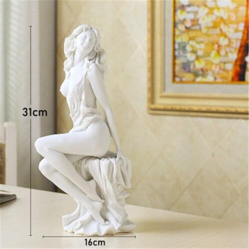 NORDIC RESIN BEAUTY HUMAN BODY ARTWORK DESKTOP TV CABINET WINE CABINET DECORATION HOME DECORATION ACCESSORIES A849