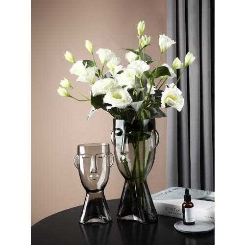 Nordic decoration home vglass ases for flowers terrarium decor living room nordic decoration home room decor aesthetic