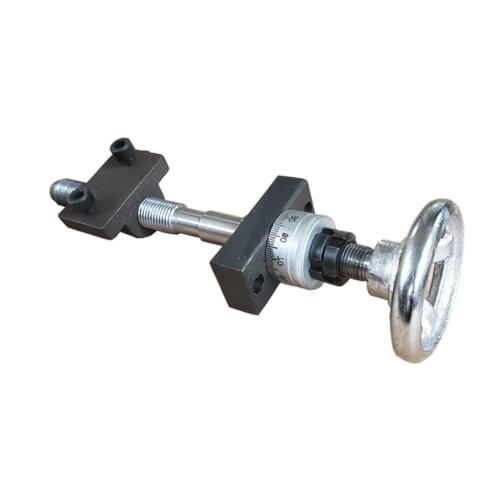 No.4/5 Screw Handwheel Slide Screw Power Tool Accessory Slide Carriage 4mm Lead Screw Rod Trapezoid Screw Rod With Bearing Scale