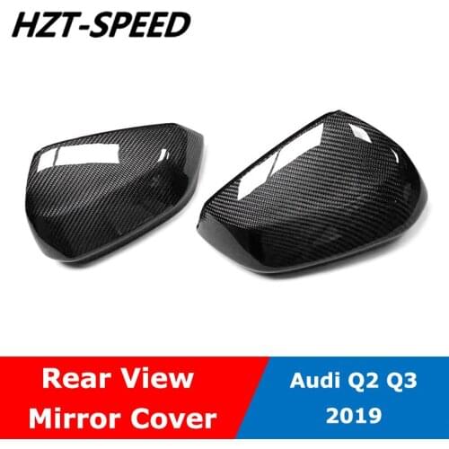 Replacement Type Audi Q2 Q3 Carbon Fiber Rear View Mirror Cover For Audi Modification 2019