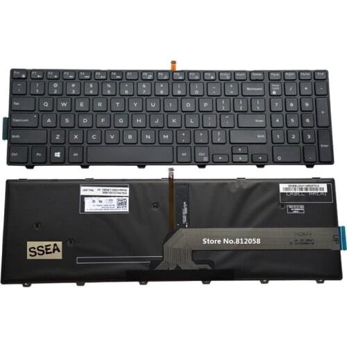 SSEA New keyboard backlit For Dell Inspiron 15 5000 Series 5542 5543 5545 5547 5548 5551 5552 5555 5558 5559 laptop US keyboard