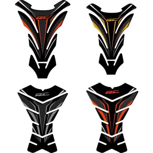 For KTM RC 390 200 125 3D Reflective Motorcycle Racing Sticker Fuel Tank Pad Protector Sticker Decal