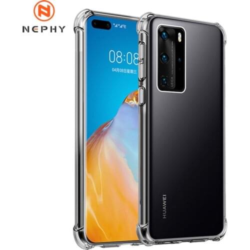 Shockproof Silicone Soft Clear Case For Huawei P20 P30 P40 Lite Mate 10 20 30 Pro Honor 20S 10i Play Mobile Phone Cover Bumper